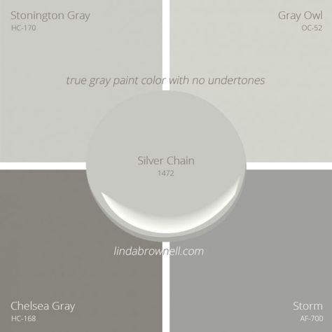 5 Most Remarkable True Gray Paint Color with No Undertones by Benjamin Moore True Grey Paint Color, Benjamin Moore Chelsea Gray, Exterior Gray Paint, Benjamin Moore Gray, Chelsea Gray, Light Gray Paint, Gray Paint, Paint Colors Benjamin Moore, Grey Paint