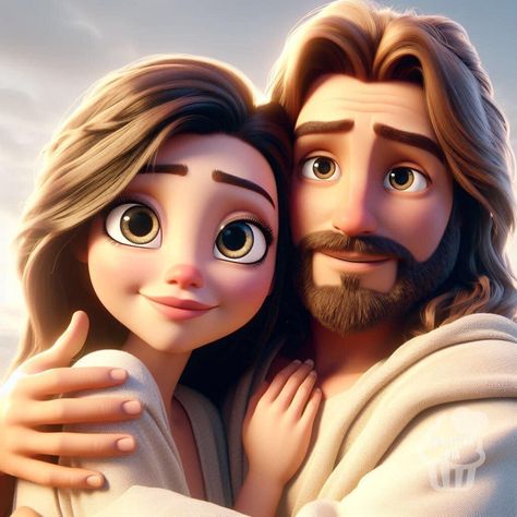 Jesus Cartoon Wallpaper, Jesus Love Images, Christian Cartoons, Jesus Cartoon, Jesus Is Risen, Worship Jesus, Jesus Christ Painting, Pictures Of Christ, Jesus Christ Artwork