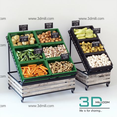 Vegetable Display, Fruit Stall, Fruit And Veg Shop, Farmers Market Display, Vegetable Rack, Vegetable Stand, Grill Gate Design, Vegetable Shop, Grocery Store Design