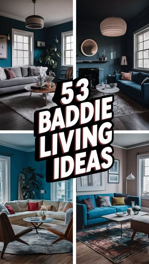 Baddie Living Room Ideas 53 Achieve a chic vibe with 53 trendy baddie living room ideas. Discover how to use fashion-forward decor and striking designs to create a stylish and sophisticated space. Visit our website for more chic decor tips. #Room #Garden #Inspiring #Space #Your #Ideas #Living #Stylish #Inviting #and #for #Elevate #Living #HomeInspiration #a Affordable Living Room Ideas, Baddie Living Room, Baddie Living Room Ideas, Dark Grey Couch Living Room, Long Narrow Living Room, Grey Couch Living Room, Classy Living Room, Narrow Living Room, Living Room Themes