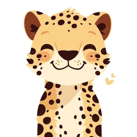 Colorful Cartoon Cheetah Face Icon Playful Animal Character Illustration | Premium AI-generated vector Cartoon Cheetah, Animal Character Illustration, Predator Comics, Jungle Artwork, Cheetah Face, Baby Cheetahs, Animal Illustration Art, Face Icon, Animal Character