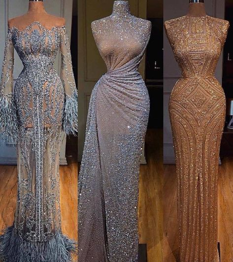 Life's been good for you lately; no man problems, you've hit your fitness goals and your bank account is looking pretty handsome. ...now… Dresses Queen, Classy Evening Gowns, Luxury Gowns, Gowns For Women, Prom Designs, Gorgeous Gowns, Beautiful Gowns, Fancy Dresses, Dream Dress