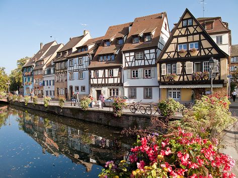 Cycling in Alsace and bike routes for cycling the Alsace Wine Route, plus cycling accommodation and bike hire - Freewheeling France Freiburg Germany, Colmar France, Cities In Germany, Alsace France, Johor Bahru, Colmar, Most Beautiful Cities, Strasbourg, Alsace