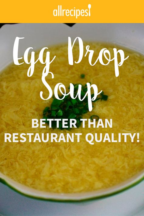 Egg Drop Soup Easy, Easy Egg Drop Soup, Homemade Egg Drop Soup, Soup Restaurant, Egg Drop Soup Recipe, Soup Chinese, Chinese Soup Recipes, Soup Crockpot, Egg Drop Soup