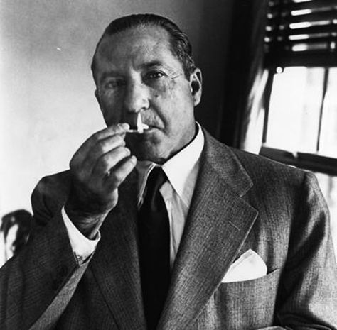 Frank Costello enjoying a cigarette Salvatore Maranzano, Frank Nitti, 1920s Gangsters, Frank Costello, Bugsy Siegel, Real Gangster, Female Poets, Mafia Gangster, Wise Guys