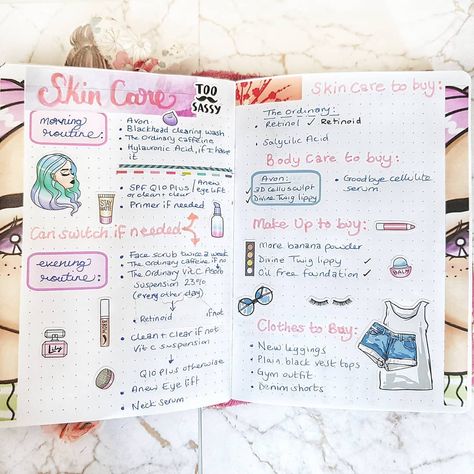 Bullet Journal Acne Skincare Tracking using The Ordinary Products Skincare Journal Ideas, Skincare Tracker Bullet Journal, Bujo Skincare, Skin Care Bullet Journal, Skin Care Routine Journal, Skin Care Journal, Ordinary Skincare Products, Skincare Journal, Skincare Tracker