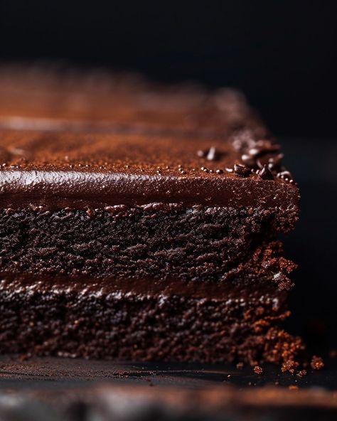 Dutch Chocolate Cake Recipe, Best Ever Chocolate Fudge Cake, Melt In The Middle Chocolate Cake, Chocolate Cake Dense, Gooey Chocolate Cake Recipe, Double Fudge Chocolate Cake, Ramekin Cake Recipes, Midnight Chocolate Cake, Small Batch Chocolate Cake Recipe