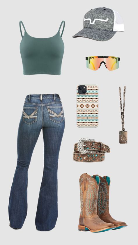 summer western fit #western #westernfit #westernstyle #westernoutfit #summerfits #summerfitinspo #westernfitinspo #fitinspo #fits #shufflesfyp #fyp Southern Outfits Women Summer, Cowgirl Style Outfits Summer, Outfit With Hey Dudes, Western Outfits Women Summer, Fair Fits, Western Ootd, Summer Western Outfits, Texas Outfits, Western Summer Outfits