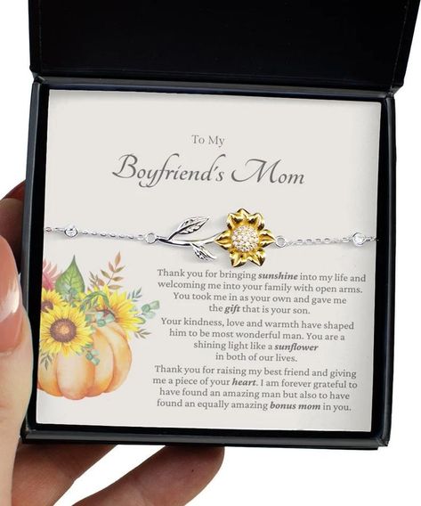 Gift For Boyfriends Mom, Boyfriends Mom Gifts, Gifts For Fiance, The Sunflower, Christmas Gifts For Boyfriend, Mom Jewelry, Star Gift, Gifts For Your Boyfriend, Birthday Gifts For Boyfriend