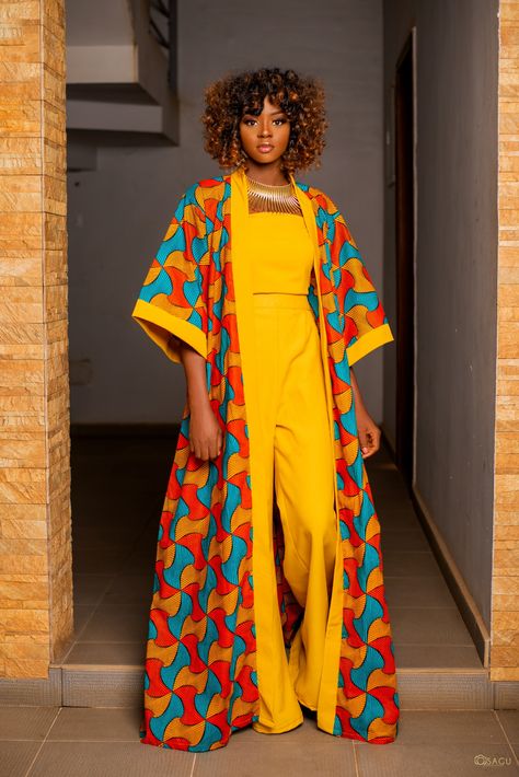 African Kimono, Mode Kimono, Afrikaanse Mode, African Inspired Clothing, African Fashion Modern, African Fashion Women Clothing, African Inspired Fashion, African Print Dress, African Print Fashion Dresses