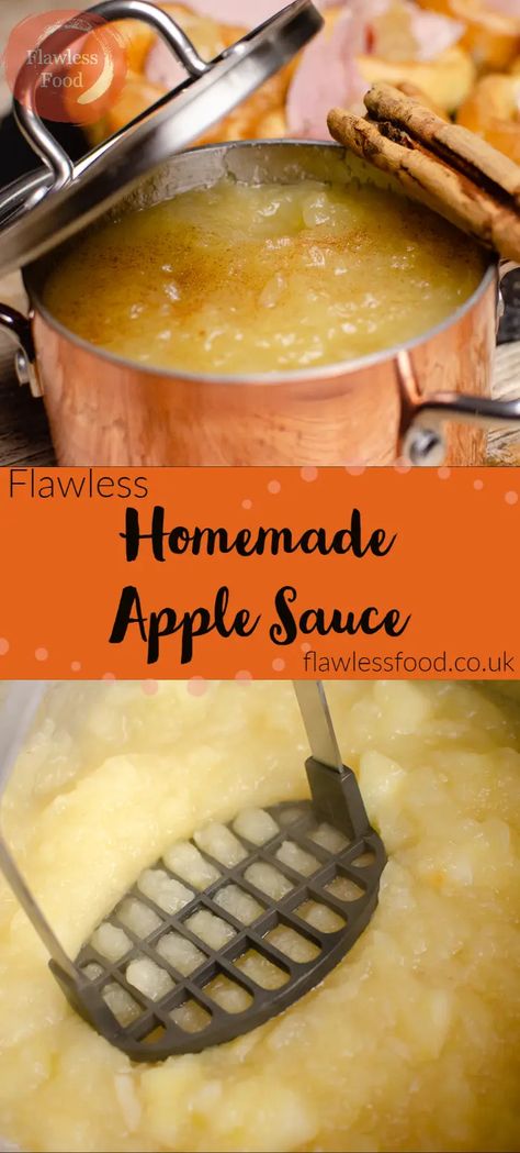 Our Homemade Apple Sauce recipe is so easy when you know how to make it, and a great addition to so many recipes.Choose chunky or smooth, and adjust to how sweet you like it. We give you step by steps to make this simple apple sauce at home in US & UK measurements.Perfect topping for desserts such as pancakes, waffles, pies, cakes, yoghurts and ice cream. Equally great served up as condiment with a Pork or Gammon Roast Dinner. Or try using as a substitute for oil, butter or eggs in baking. Homemade Apple Sauce Recipe, Substitute For Oil, Homemade Apple Sauce, Canned Applesauce, Homemade Applesauce Recipes, Apple Puree, Apple Sauce Recipes, Homemade Applesauce, Apple Sauce