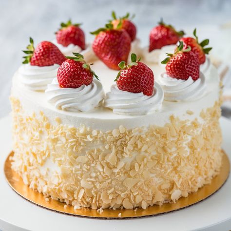 This Strawberry Tres Leches Cake is light, moist, and perfect for summer! 🍓🍰 Ingredients: **For the Cake:** - 1 1/2 cups all-purpose flour - 1 1/2 teaspoons baking powder - 1/4 teaspoon salt - 5 large eggs, separated - 1 cup granulated sugar, divided - 1/3 cup whole milk - 1 teaspoon vanilla extract **For the Milk Mixture:** - 1 cup evaporated milk - 1 cup sweetened condensed milk - 1 cup heavy cream **For the Topping:** - 2 cups strawberries, chopped - 1 cup heavy cream - ... Strawberry Tres Leches Cake, Strawberry Tres Leches, Summer Ingredients, Strawberry Things, Leches Cake, Tres Leches Cake, Tres Leches, Strawberry Milk, Evaporated Milk