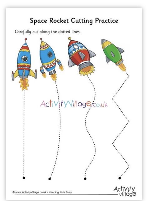 Space Activities Preschool, Space Theme Preschool, Space Lessons, Space Preschool, Keeping Kids Busy, Outer Space Theme, Cut And Glue, Worksheet For Kids, Space Activities