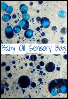 Oil and Water Sensory Bag - another one of Chloe's favorites Blush Ideas, Sensory Bag, Sensory Bags, Toddler Sensory, Sensory Bottles, Kids Sensory, Toddler Play, Toddler Fun, Baby Sensory