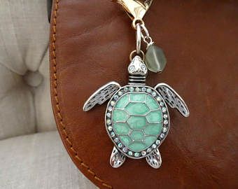 Purse charms | Etsy Ocean Mirror, Car Mirror Charm, Turtle Keychain, Turtle Jewelry, Car Charms Mirror, Turtle Gifts, Mothers Bracelet, Turtle Charm, Turtle Necklace