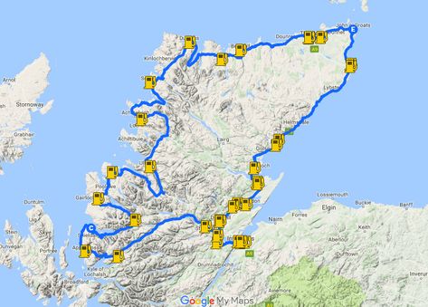 NC500 - An Epic Itinerary For Scotland's North Coast - Destination Addict Scotland Nc500, Nc500 Scotland, North Coast 500 Scotland, Achmelvich Beach, Camping Scotland, Scotland Vacation, Scotland Road Trip, North Coast 500, Scotland Map