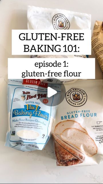 Erin Collins | Gluten-Free Recipes on Instagram: "@meaningfuleats GF Baking 101! 🧡  Episode 1: Gluten-Free Flour - Part 1!  Welcome to my series on Gluten-Free Baking 101! Today I’m talking about my favorite gluten-free flour blends. At Meaningful Eats I’m all about keeping recipes as easy and approachable as possible - which is why I love using flour blends!  My top picks for 95% of my recipes are King Arthur Gluten-Free Measure-for-Measure Flour and Bob’s Red Mill 1:1 Baking Flour. These flours work best in NON-YEASTED recipes like cookies, brownies, muffins, cakes and cupcakes.  Comment “links and I’ll send you the links to these flour blends.  Stay tuned for part 2 about gluten-free flour for yeast breads! And follow this series for 20 basic, well-tested recipes that every gluten-free 1 To 1 Baking Flour Recipes, Baking With Gluten Free Flour, King Arthur 1 To 1 Flour Recipes, Pillsbury Gluten Free Flour Recipes, 1:1 Gluten Free Flour Recipe, Gluten Free King Arthur Flour Recipes, Cup 4 Cup Gluten Free Flour Recipes, Gluten Free Self Rising Flour, Erin Collins