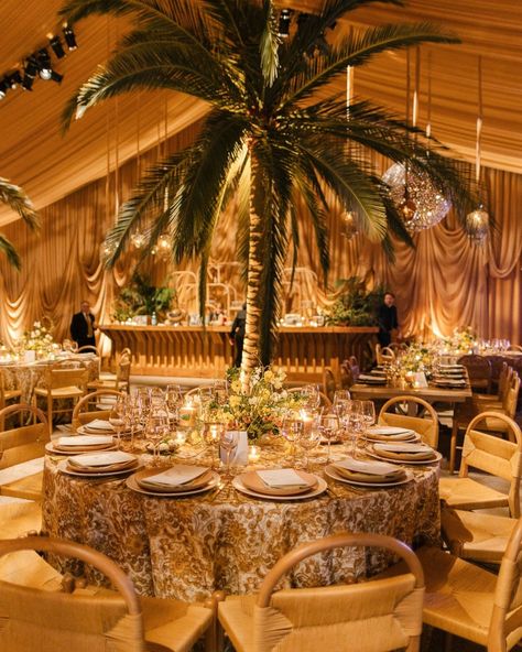 Bride @Austyn and event planner @mindyweiss created an ambiance that the bride describes as “1950’s Casablanca meets provincial France” for her dreamy dinner tent. The walls were draped in sunflower yellows, sages, and Courbet greens, and the table settings included wicker and earth tones. Meanwhile, David Johnson of @leafcutterstudio made two neon signs of the couple’s drawings. The emotional pinnacle of the night came when they played a projection of a speech by Austyn’s father, who could ... California Movie, Casablanca Wedding, Mindy Weiss, Black Rock Desert, Immersive Art, Art Installation, Bride Wear, Ranch Wedding, Spring Day