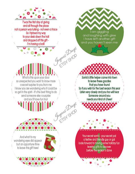 Secret Santa Labels Free Printable, Secret Santa Notes For Coworkers Funny, Secret Santa Sayings Note, Secret Santa Quotes For Coworkers, Secret Santa Sayings For Coworkers, Secret Santa Messages Note, Secret Santa Gift Tags For Coworkers, Secret Santa Poems For Coworkers, Secret Santa Gift Tags Free Printable