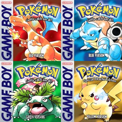 Pokemon Red, Blue, Green, & Yellow Pokemon Gen 1, Gen 1 Pokemon, Green Pokemon, Pokemon Red Blue, Pokemon Firered, Pokemon Gym, Pokemon Blue, Best Rpg, Wild Pokemon