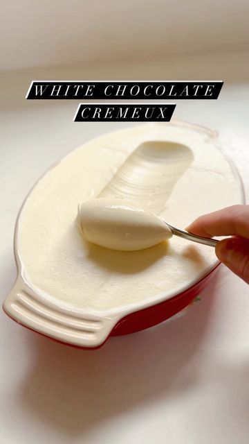 Vanilla Cremeux Recipe, White Chocolate Cremeux Recipe, 5 Cake Number, Chocolate Cremeux Recipe, Cremeux Recipe, Matt Adlard, White Chocolate Cream, Making Sweets, Buttercream Fondant