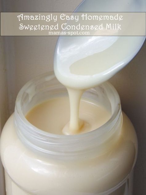 Homemade Sweetened Condensed Milk, Condensed Milk Recipes, Russian Food, Sem Lactose, Milk Recipes, Sweetened Condensed Milk, Powdered Milk, Condensed Milk, Baking Tips