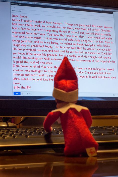 Elf on the Shelf 10 | Billy, our Elf on the Shelf, wrote a l… | Flickr A Letter To Santa, Awesome Elf On The Shelf Ideas, Xmas Elf, Elf Antics, Elf Fun, Christmas Preparation, Letter To Santa, Buddy The Elf, An Elf