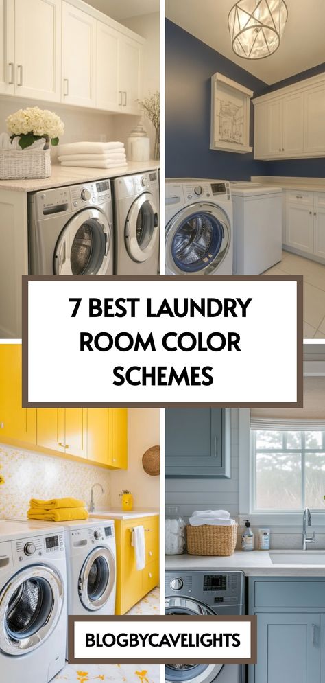 Looking for fresh laundry room inspiration? Check out these stylish laundry room color ideas that will turn your laundry duties into a delight 🛋️! Click to read our full guide and start your laundry room transformation today! Laundry Room Color Ideas, Laundry Room Color, Laundry Room Paint Color, Functional Laundry Room, Laundry Room Paint, Laundry Room Decorating, Laundry Room Colors, Room Color Ideas, Laundry Room Lighting