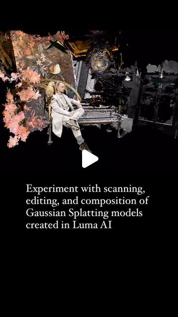Viktor Kom on Instagram: "Experiment with scanning, editing, and composition of Gaussian Splatting models created in @luma_ai, played a bit with shaders to get more artistic visuals and solve some technical problems. Happy with the result. But there is still some work to be do. Based on the solution from @aras_p #gaussiansplatting #lumalab #unity #ai" Composition, Models, On Instagram, Instagram