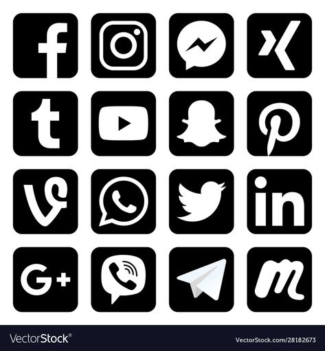 Square Icons Aesthetic, Black And White App Icons, Italy December, White App Icons, Monochrome Makeup Look, Black App, Free Overlays, Simple Designs To Draw, Rounded Square