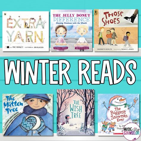 Winter Ideas for Counseling & SEL - Music City Counselor Feelings Games, First Classroom, Emotional Books, Chocolate Gingerbread, Feelings Chart, Winter Reads, School Social Work, Read Aloud Books, Afterschool Activities