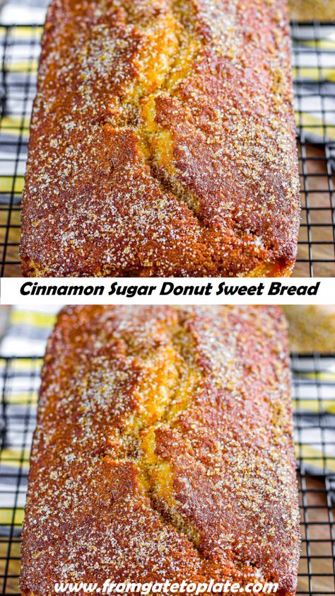 Specialty Breads, Local Bakery, Homemade Bread Recipes Easy, Sugar Donut, Cinnamon Sugar Donuts, Breakfast Sweets, Best Bread Recipe, Cinnamon Bread, Bread Machine Recipes