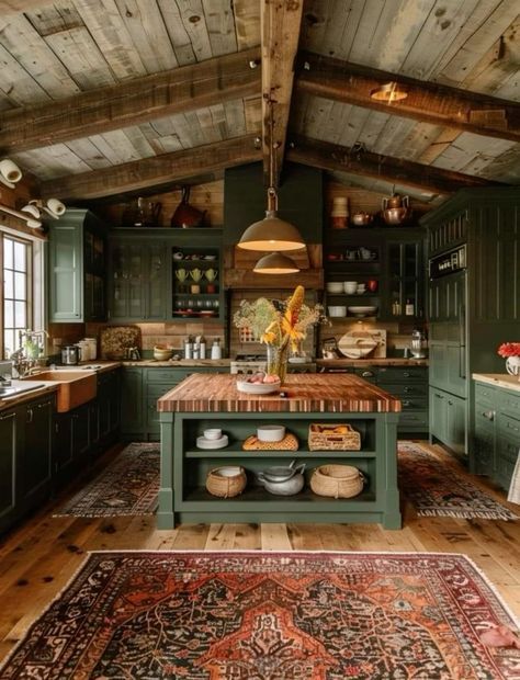 #homedecor #homedecoration #homedecoridea #homedecortips #homedecorinspo #homedecorative #homedecortions #homedecor4seasons #bedroom Tiny Home Kitchen, Kitchen Decorating Ideas, Cabin Kitchens, Kitchen Decorating, House Floor, Kitchen Redo, Green Kitchen, Tiny Home, Natural Home