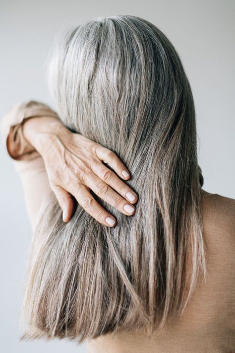 How Premature Gray Hair Is Teaching Me To Age Well Binary Tattoo, Feng Shui Bedroom Layout, Premature Grey Hair, Grey Hair Looks, Color Depositing Shampoo, Feng Shui Bedroom, Haircare Routine, Bedroom Layout, Oily Scalp