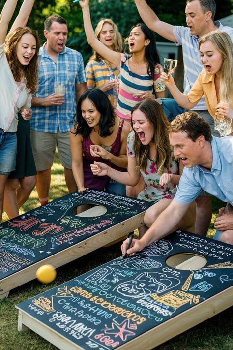 Top 15 Cornhole Boards DIY [Make Within Minutes] – craftydiyers.com Cornhole Boards Diy, Monogram Cornhole Boards, Cornhole Scoreboard, Diy Cornhole Boards, Cornhole Boards Designs, Diy Yard Games, Cornhole Designs, Board Stand, Cookie Party