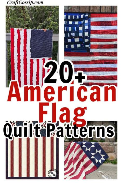 20 Patritoic American Flag Quilts – Quilting American Flag Quilt Patterns, American Flag Quilts Ideas, Flag Quilts American Pattern, American Flag Quilt Pattern, American Flag Quilt Pattern Free, Flag Quilt Pattern Free, Patriotic Quilts Patterns Free, Quilts Of Valor Patterns Free Easy, Patriotic Quilt Patterns