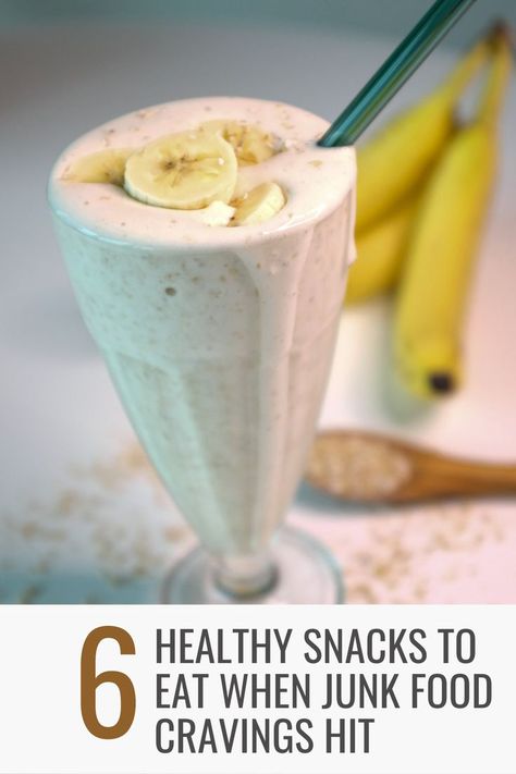 healthy snacks to eat when junk food cravings hit Healthy Junk Food Alternatives, What To Eat When Craving, Healthy Alternatives To Junk Food, Healthy Snacks To Eat, Healthy Junk Food, Junk Food Cravings, Snacks To Eat, Healthy Snacks List, Healthy Snack Ideas