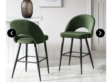 Upholstered Counter Stools, Three Seater Sofa Bed, Metal Foam, Folding Dining Chairs, Sofa Bed With Chaise, Dark Green Velvet, Corner Dining Set, Concrete Dining Table, Green Furniture