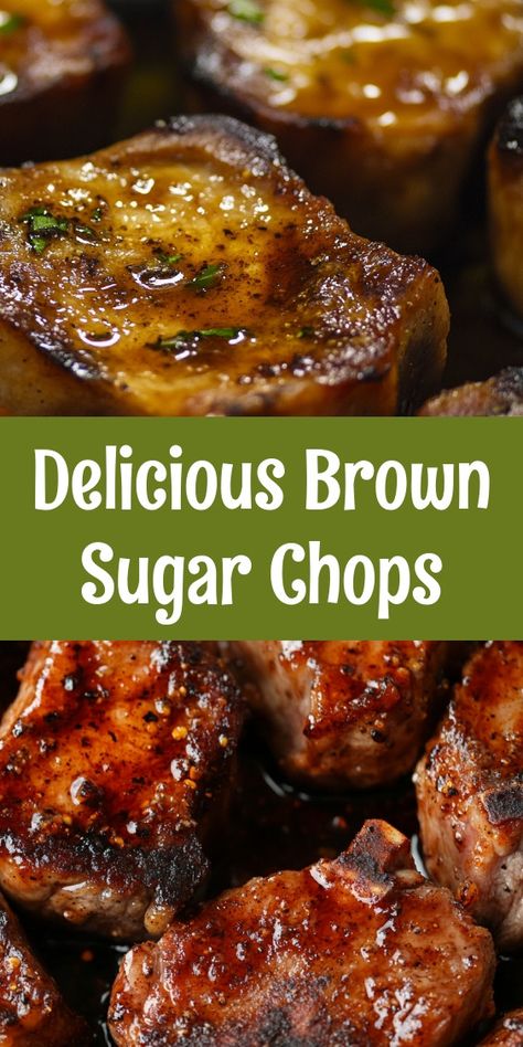 Oh, the joy of preparing Delicious Brown Sugar Chops! As the sweet aroma fills the kitchen, my family gathers, excited for dinner. My partner’s eyes light up when I reveal the golden brown chops. It’s a perfect cozy family evening! Yummy! Delicious Brown Sugar Chops, Brown Sugar Chops, Shrimp Macaroni Salad, Leftover Pork Chops, Honey Glazed Carrots, Classic Caesar Salad, Leftover Pork, Garlic Mashed Potatoes, Glazed Carrots