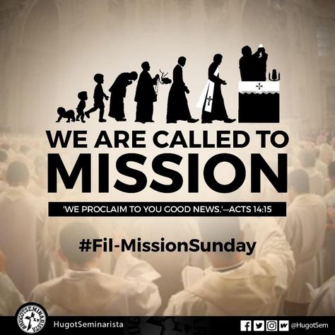 𝙅𝙐𝙇𝙔 25, 2021 𝙄𝙎 𝙁𝙄𝙇—𝙈𝙄𝙎𝙎𝙄𝙊𝙉 𝙎𝙐𝙉𝘿𝘼𝙔 The Fil-Mission Sunday is being celebrated every last Sunday of July. It is a special day of prayer and thanksgiving to God for the gift of faith that we received. It is a day particularly dedicated to the members of the Mission Society of the Philippines (MSP) for their selfless efforts in proclaiming the Gospel, especially to the young churches in Asia and to other parts of the world, on behalf of the Catholic Church of the Philippines. World Mission Sunday, Mission Sunday, Thanksgiving To God, Mission Images, First Sunday Of Advent, Sunday Worship, Sunday Church, Blessed Sunday, First Sunday