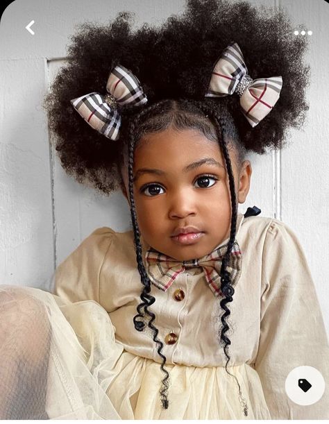 Black Baddie Natural Hairstyles, Children Hairstyles Black For School, Curly Hairstyles For Kids, Black Baby Girl Hairstyles, Baby Girl Hairstyles Curly, Cute Toddler Hairstyles, Kid Hairstyles, Lil Girl Hairstyles, Kids Curly Hairstyles