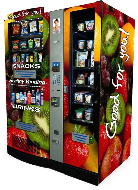 HealthyYOU Vending - Healthy Vending Machines - Join the Healthy ... Healthy Vending Machine Snacks, Healthy Nutritious Snacks, Snacks Aesthetic, Healthy Vending Machines, Vending Machine Design, Vending Machine Snacks, Vending Machine Business, Healthy Snack Alternatives, Coffee Vending Machines