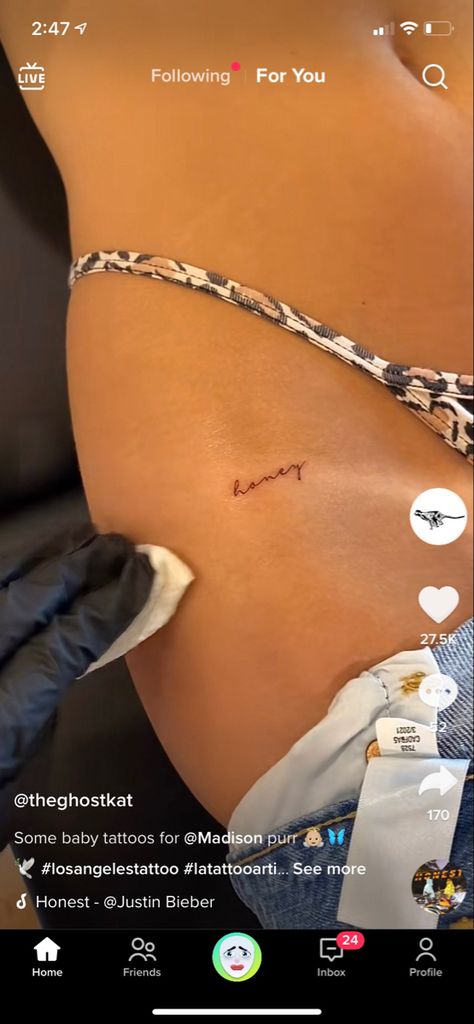 Cute Low Back Tattoos, Mid Lower Back Tattoo, Low Back Tattoo Women, Side Back Tattoos, Side Tattoos Women, Gabriels Inferno, Los Angeles Tattoo, Back Tats, La Tattoo