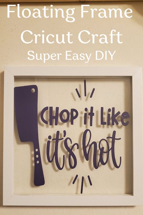 Make this floating craft using a frame and cricut vinyl! Cricut Picture Frames, Fun And Easy Diys, Vinyl On Glass, Easy Diys, Vinyl Frames, Glass Picture Frames, Vinyl Monogram, Cricut Craft, Diy Vinyl