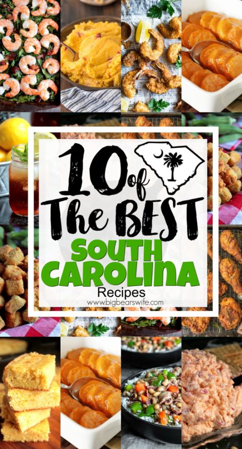 Recipes From South Carolina, Charleston Food Recipes, South Food Recipes, South Carolina Food Recipes, Southern Recipes From The Deep South, Southern Food Deep South, South Carolina Recipes, Alabama Recipes, Cornbread Sweet