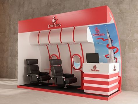 Emirates Airport wifi Booth on Behance Kiosks Design, Air Astana, Merch Booth, Brand Activation Ideas, Bus Seat, Air Arabia, Airlines Branding, Airport Shopping, Aerospace Design