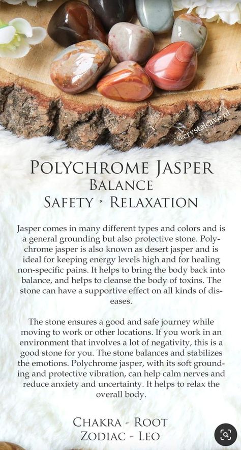 Noreena Jasper Meaning, Polychrome Jasper Crystal Meaning, Polychrome Jasper Meaning, Yooperlite Crystal Meaning, Crystal Identification, Crystal Healing Chart, Healing Crystals For You, Polychrome Jasper, Magic Stones