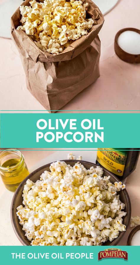 Coconut Oil Popcorn Recipe, Cholesterol Healthy Recipes, Healthy Popcorn Toppings, Olive Oil Popcorn, Coconut Oil Popcorn, Popcorn Oil, Foods To Reduce Cholesterol, Popcorn Toppings, Diy Popcorn