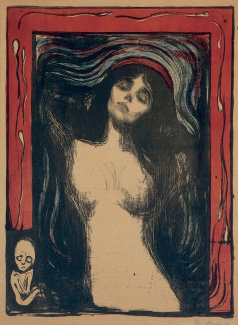 Art Macabre, Macabre Art, Edvard Munch, A Level Art, Artist Canvas, Art Plastique, Sign Art, Styl Vintage, Vintage Stil