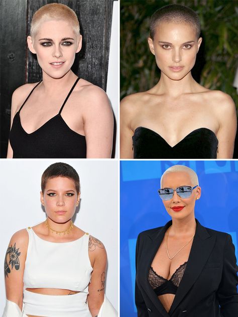 Kristen Stewart Shaved Head, Kristen Stewart Short Hair, Bald Women Fashion, Shaved Head Styles, Hairstyle Change, Crazy Curly Hair, Buzzed Hair Women, Shaved Hair Women, Girls With Shaved Heads